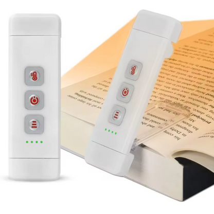 Luz led para libro con clip recargable